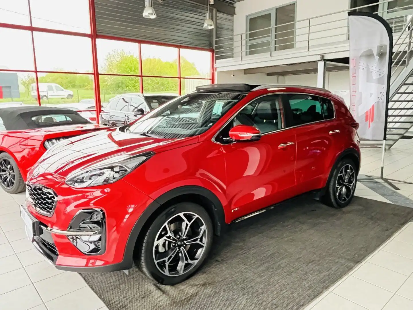 Kia Sportage 2,0 CRDI 185 BVA8 GT LINE PREMIUM 4X4 GPS TOIT PAN Rojo - 1