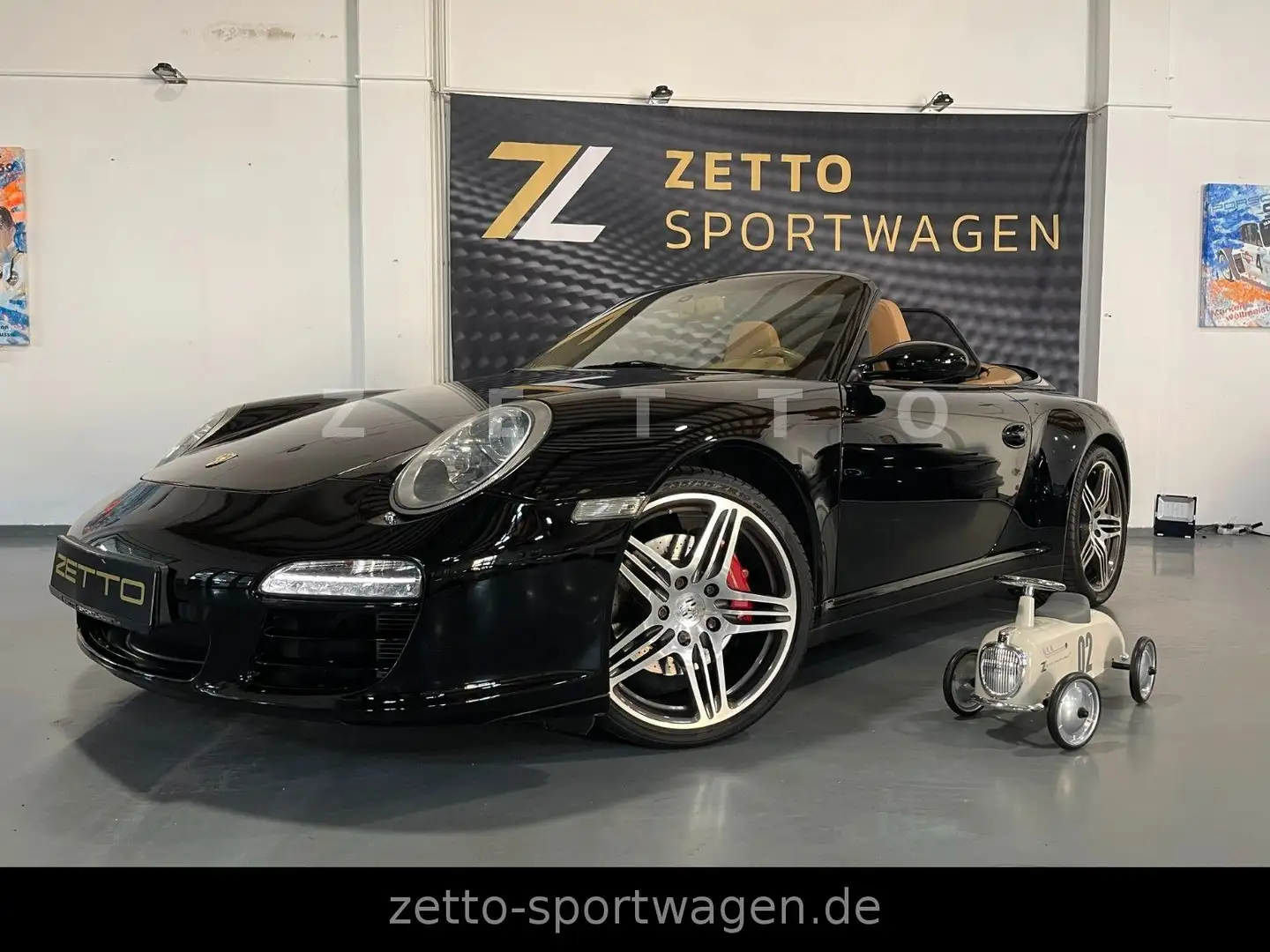 Porsche 997 4S CABRIO | Handschaltung | SPORT-CHRONO | Noir - 1