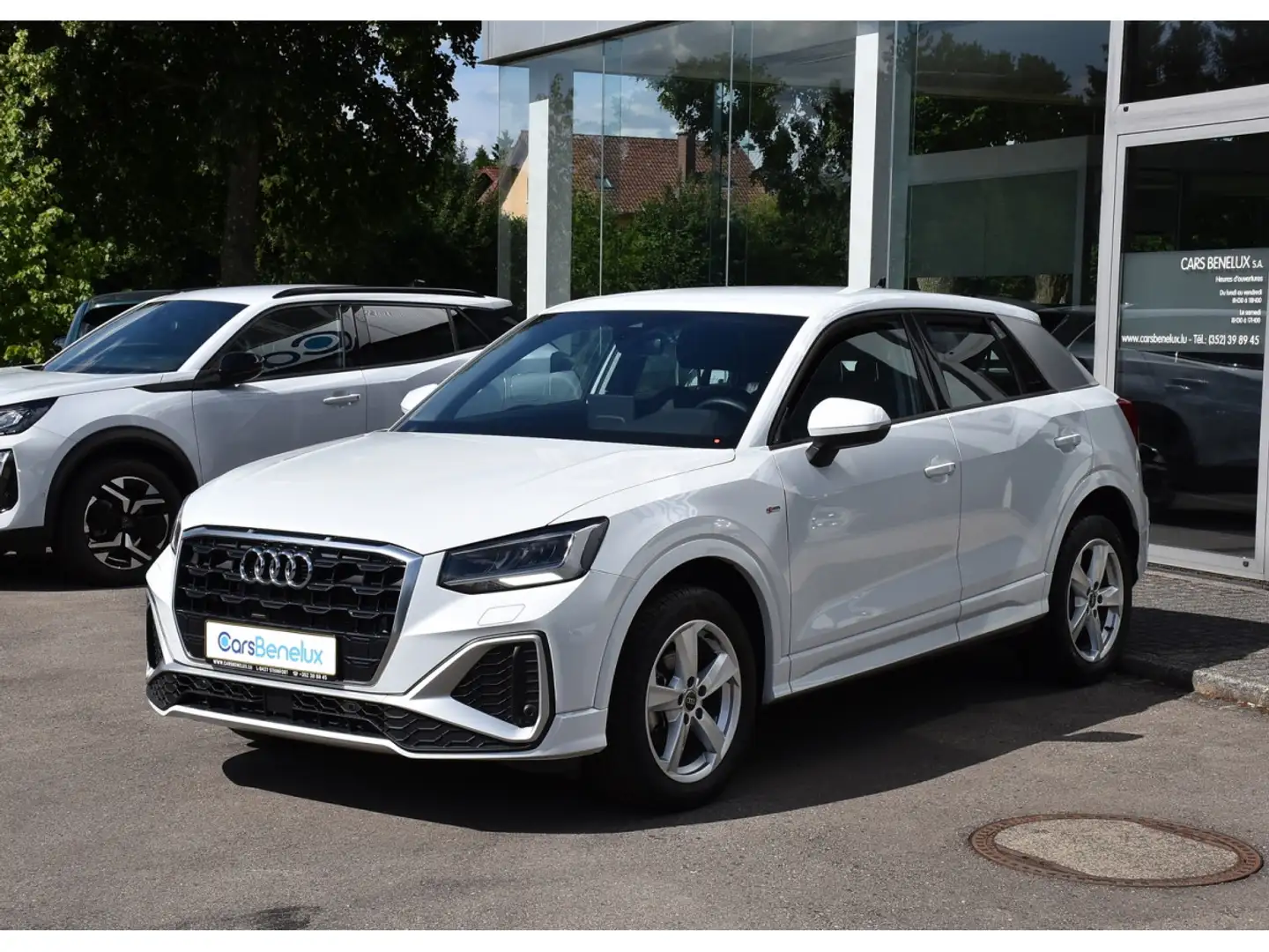 Audi Q2 35 TFSI S-Line S-Tronic ACC LANE CAM 1° MAIN Blanc - 2