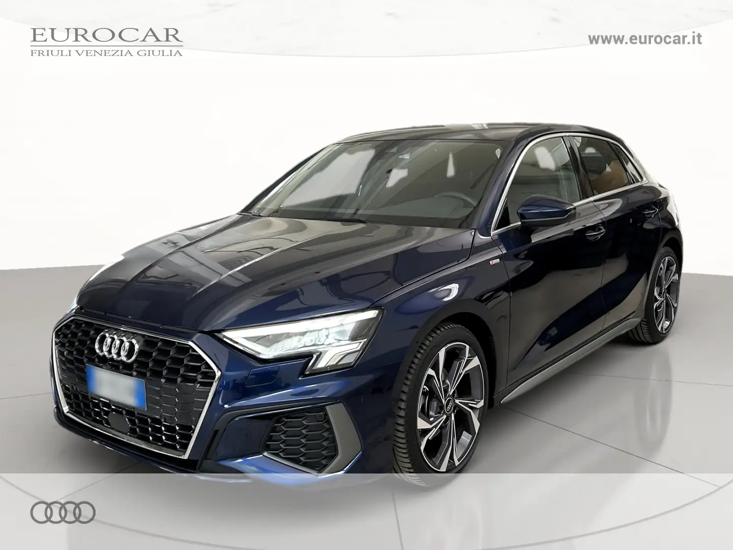 Audi A3 sportback 30 1.0 tfsi mhev s line edition s-tronic Bleu - 1