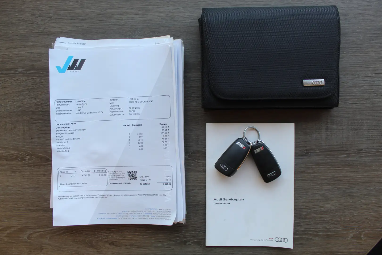 Audi RS3 A3 Sportback 2.5 TFSI quattro Parkeersensoren rond Blanc - 2