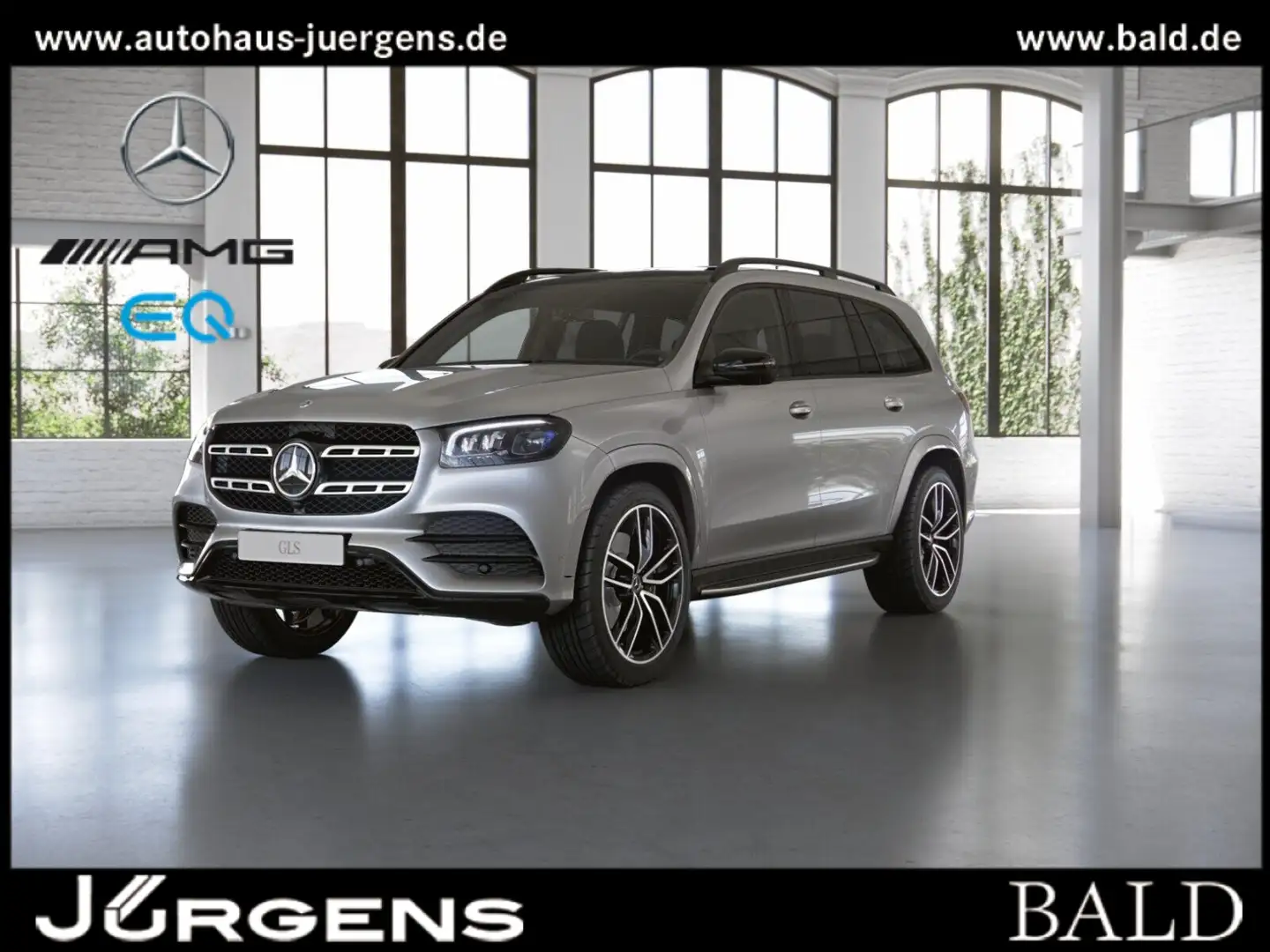 Mercedes-Benz GLS 580 4MATIC +AMG+MBUX+Sitzklima+Wide+Pano+AHK Plateado - 2