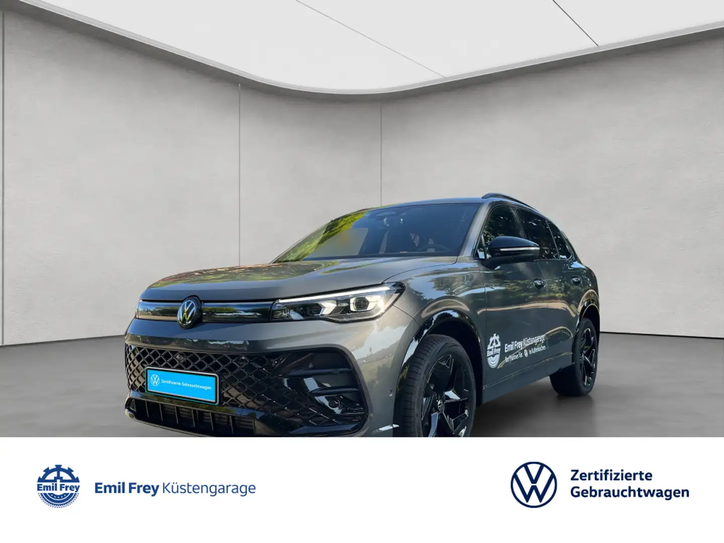 Volkswagen Tiguan 2.0 TDI SCR 4MOTION DSG R-Line AHK IQ.LIG Grau - 1