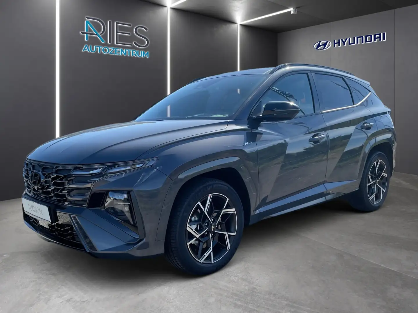 Hyundai TUCSON 1.6 T-GDI N Line *Navi*HUD*el.Heck*360 Gris - 2