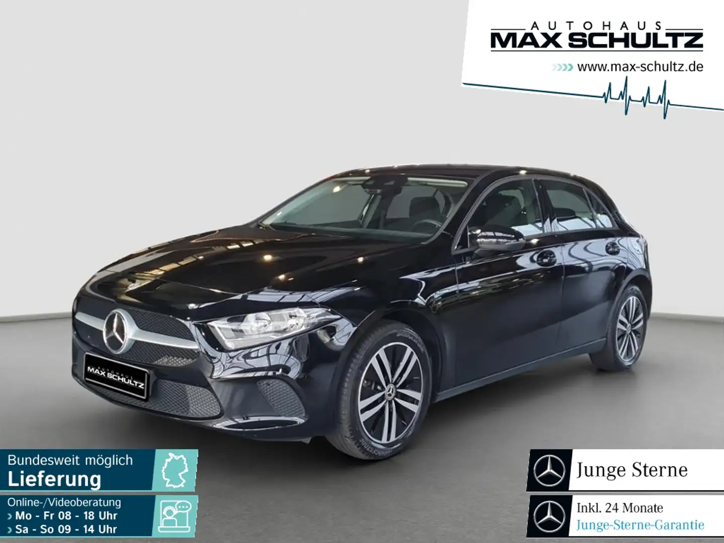 Mercedes-Benz A 250 e Kompaktlimousine SpurW*ACC*SHZ*AUT*Kam. Schwarz - 1
