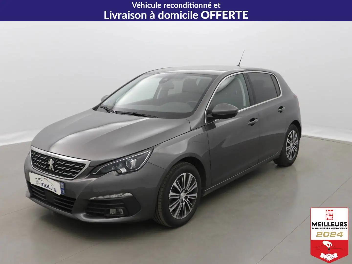 Peugeot 308 PureTech 130 EAT8 Allure Gris - 1