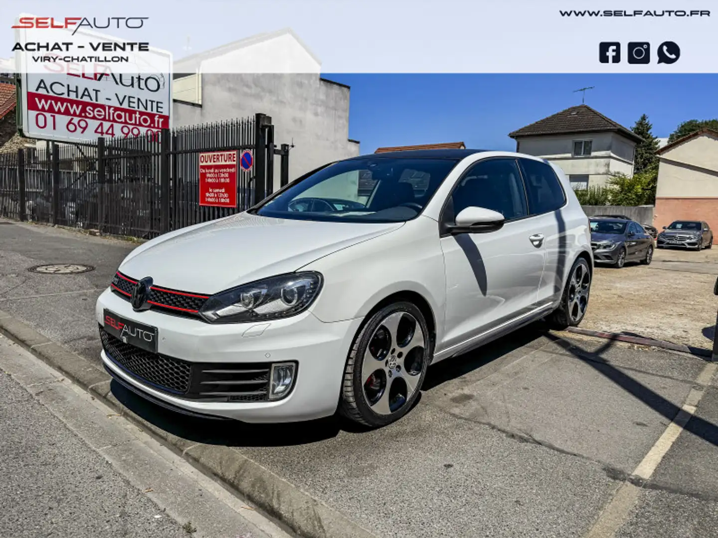 Volkswagen Golf 2.0 TSI 210CH GTI DSG6 3P Blanc - 1