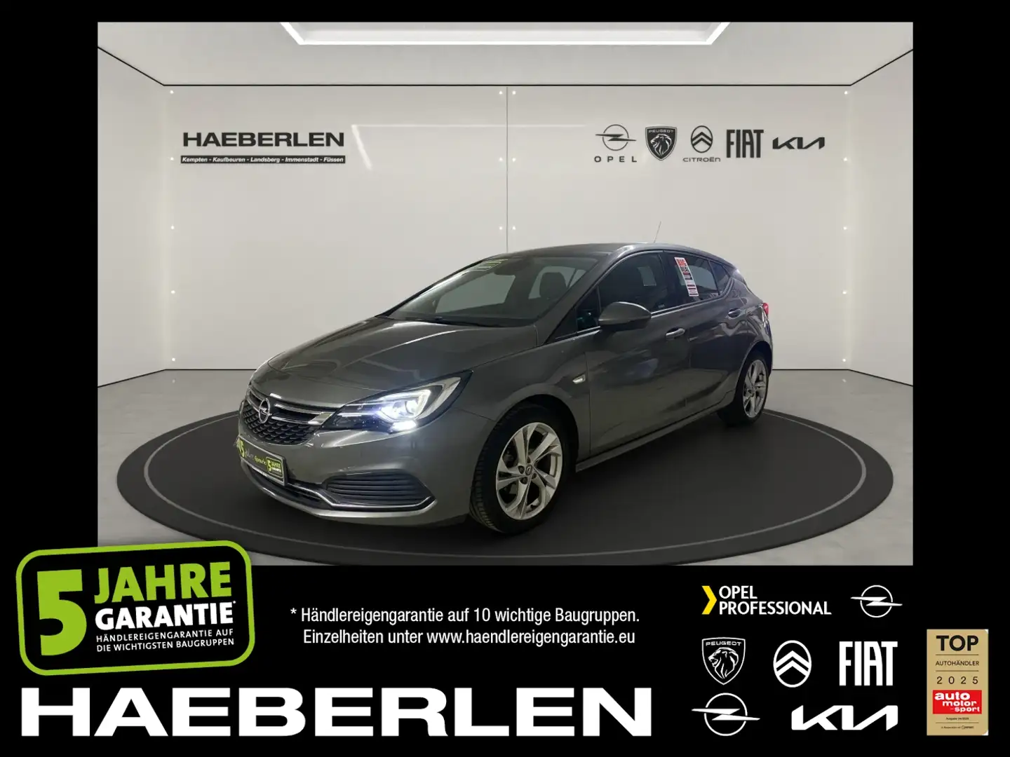 Opel Astra K 1.4 Turbo ON 4 Zylinder*Sitzh,*Kamera Grijs - 1