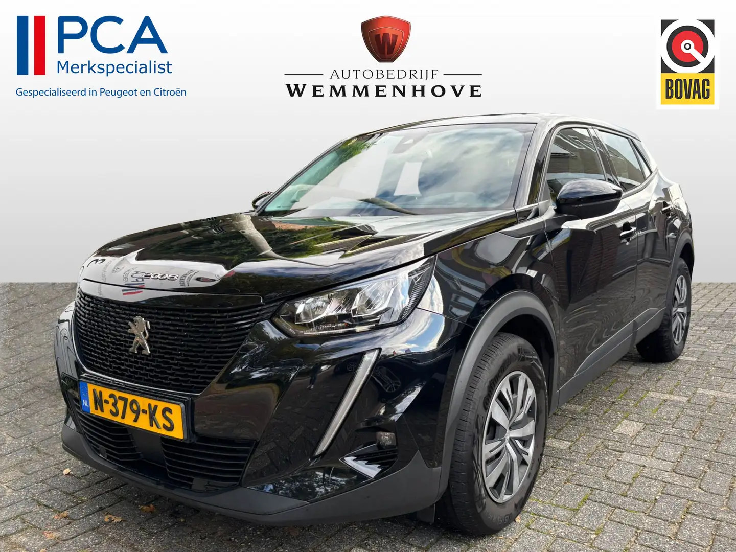 Peugeot 2008 1.2 PureTech Blue Lease Active Zwart - 1