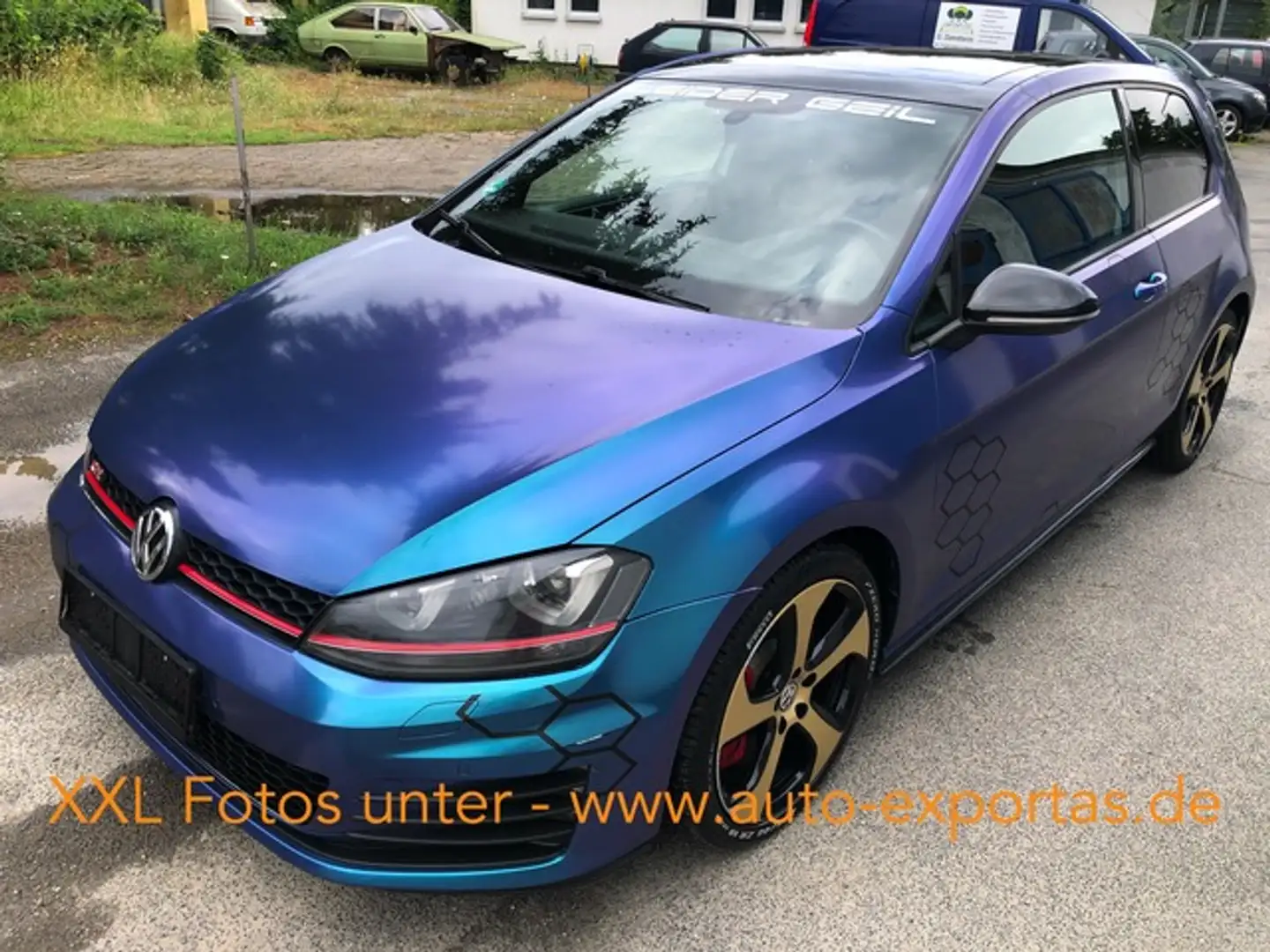 Volkswagen Golf GTI 7 Navi,Kamera,Panorama.Xen,Alu 8fach Blanc - 1