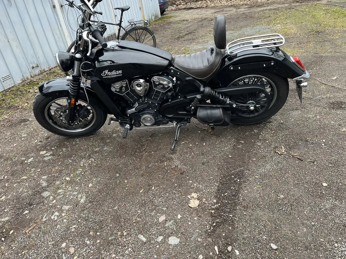 Indian Scout Classic - viele custom Teile Negro - 1