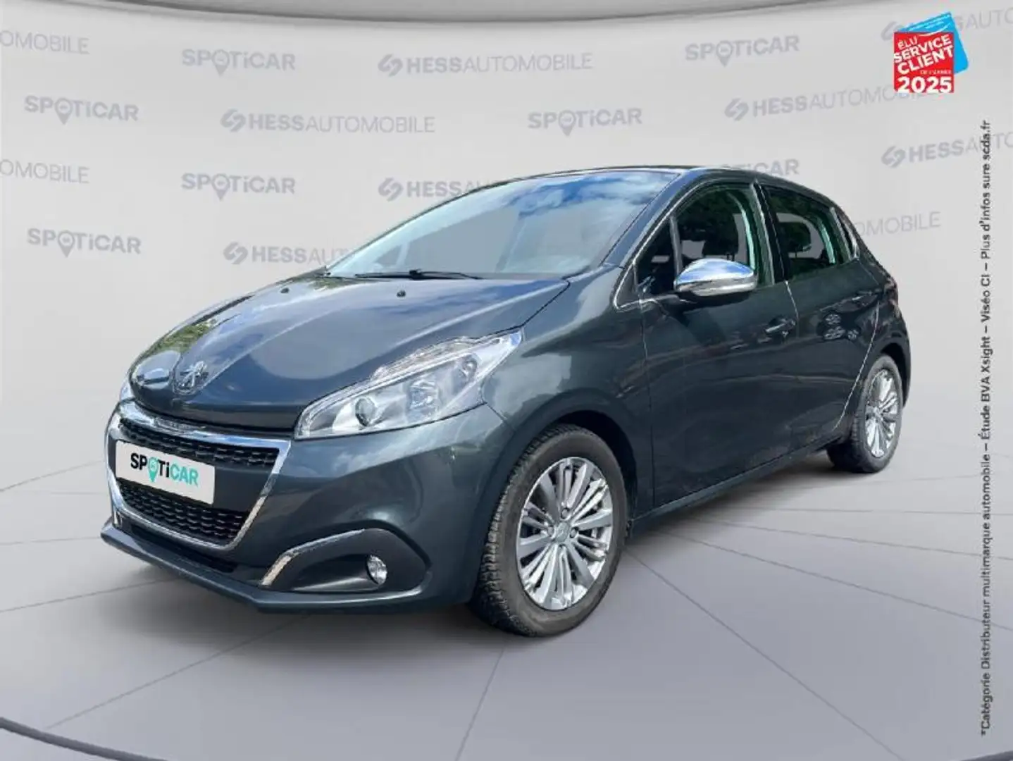 Peugeot 208 1.2 PureTech 82ch Allure 5p Gris - 1