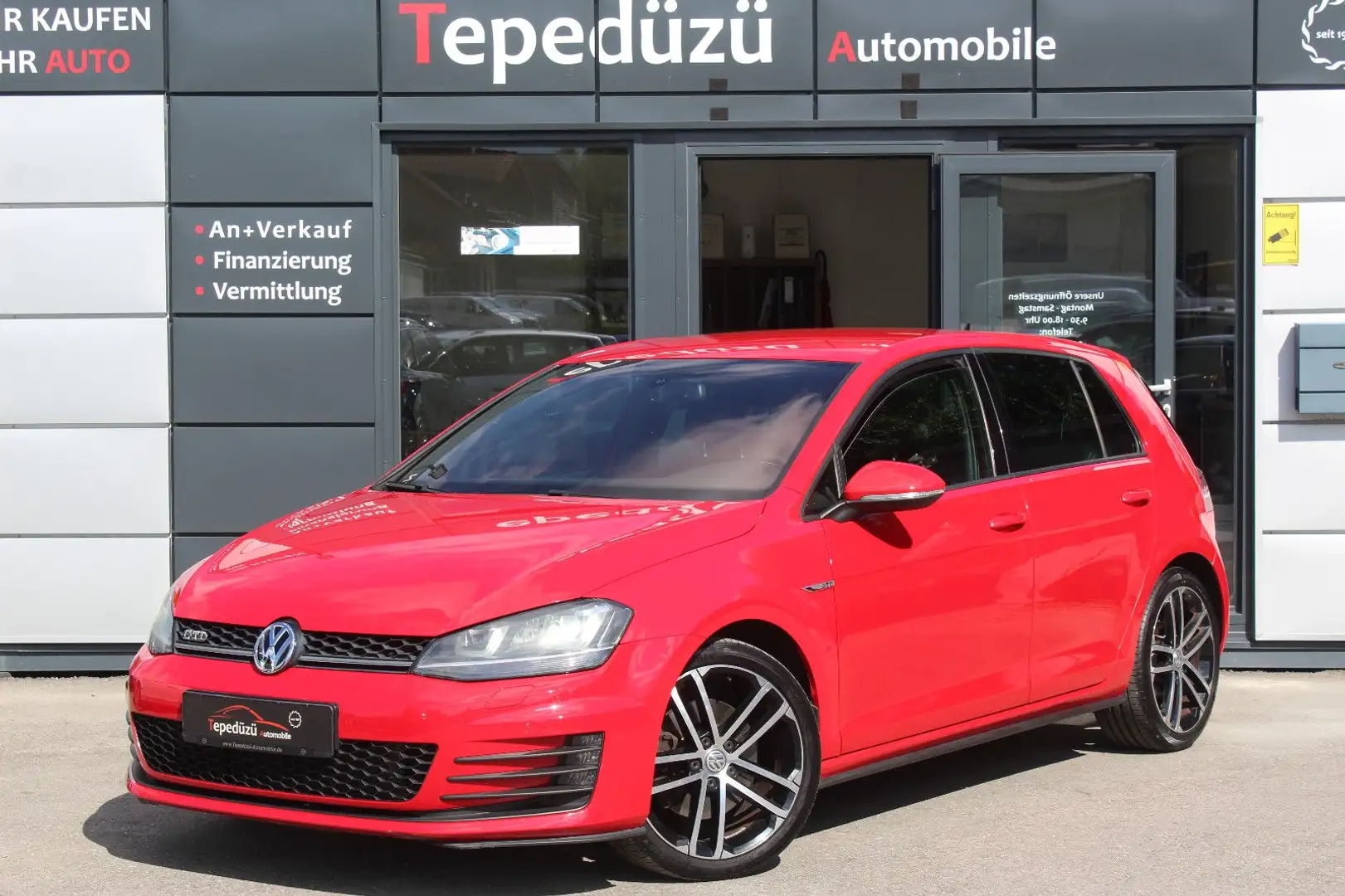 Volkswagen Golf VII Lim. GTD BMT*BI-XENON*NAVI*KEYLESS*AHK* Rouge - 1
