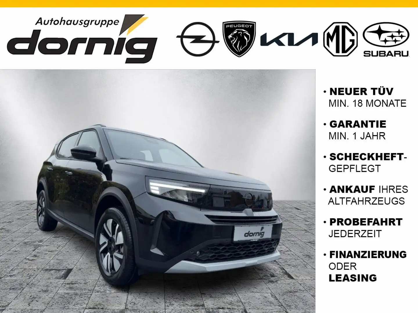 Opel Frontera GS, LED, SHZ, Kamera Schwarz - 1