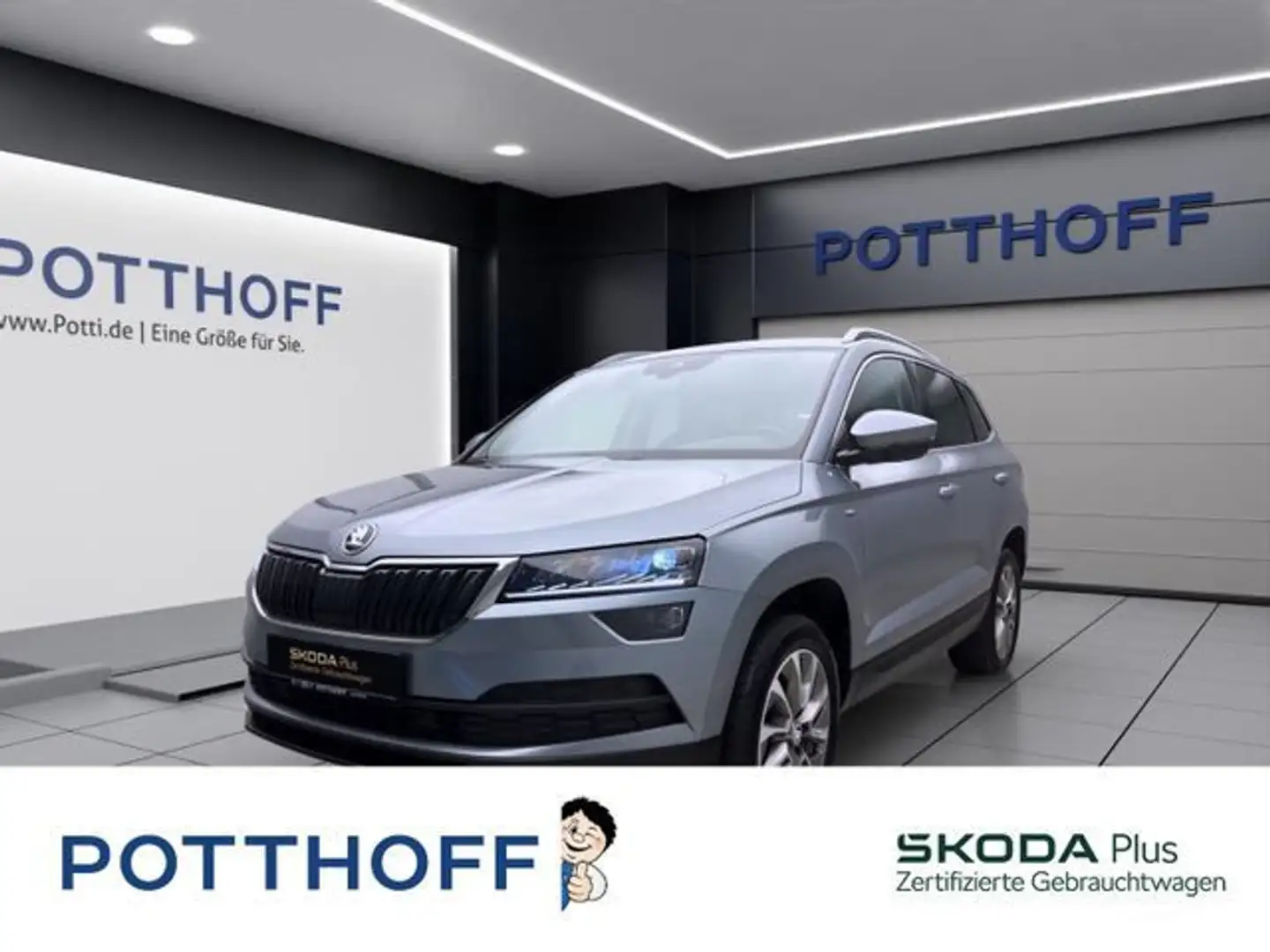 Skoda Karoq 1.5 TSI DSG CLEVER AHK NAVI KAMERA ACC Grau - 1