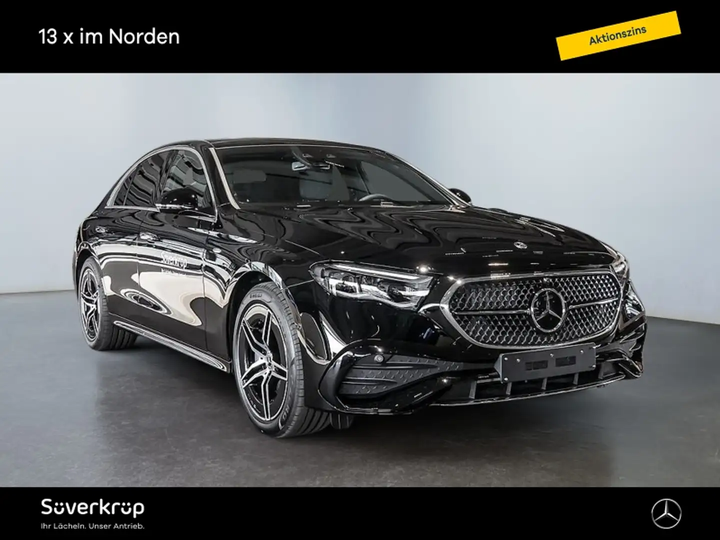 Mercedes-Benz E 300 de AMG DISTR SPUR PANO STANDH AHK 360 PDC Negro - 2