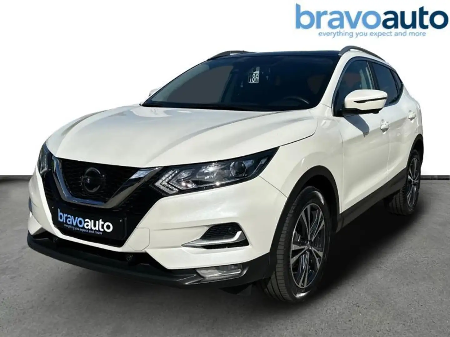 Nissan Qashqai N-Connecta + PANO ROOF & NAVI White - 1
