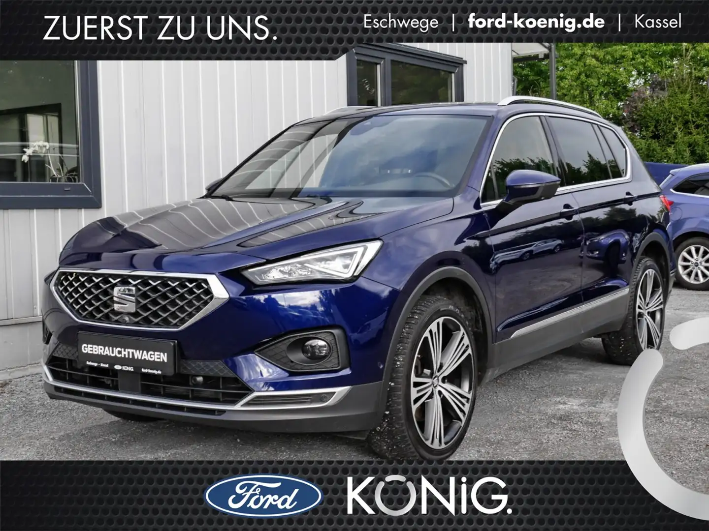 SEAT Tarraco Xcellence 2.0 TDI Aut.+4x4+Pano+Navi+AHK Klima Blau - 1