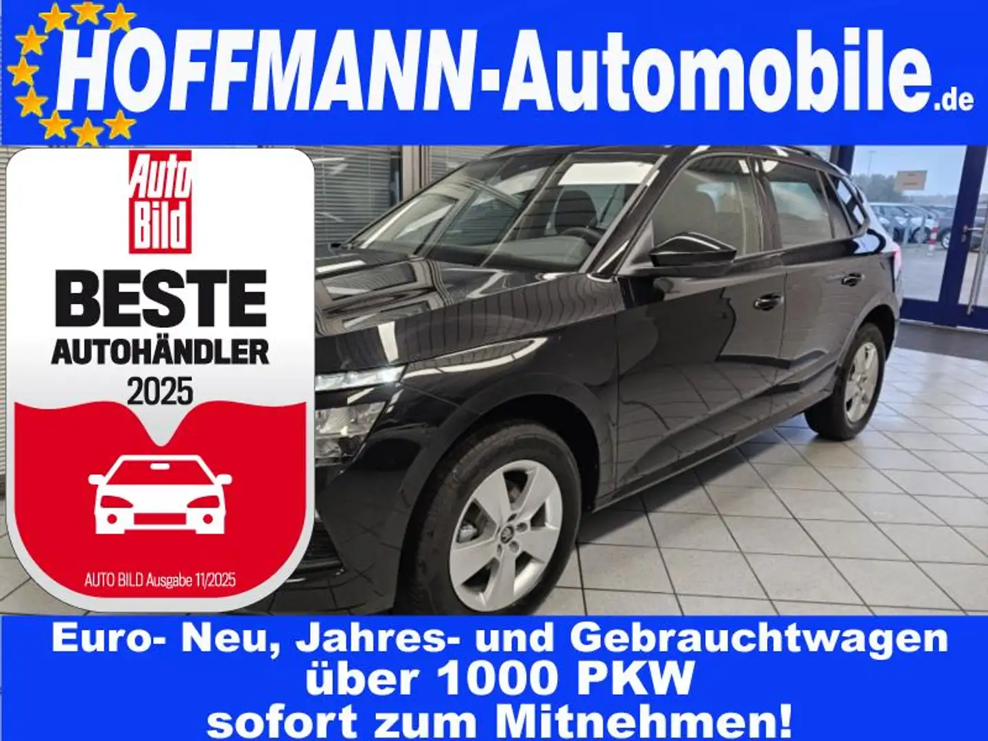 Skoda Kamiq Selection AHK,Climatr,Sitzhzg,LED,Kamera Zwart - 1