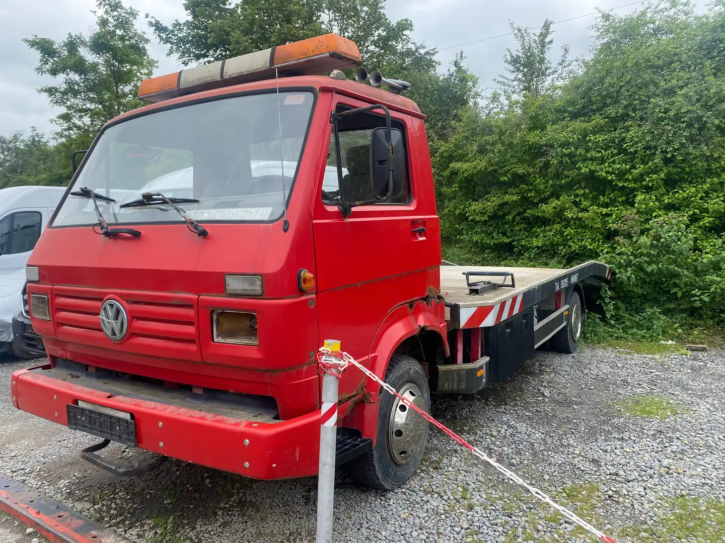 Volkswagen Vw L80 LKW Autotransporter Rot - 2