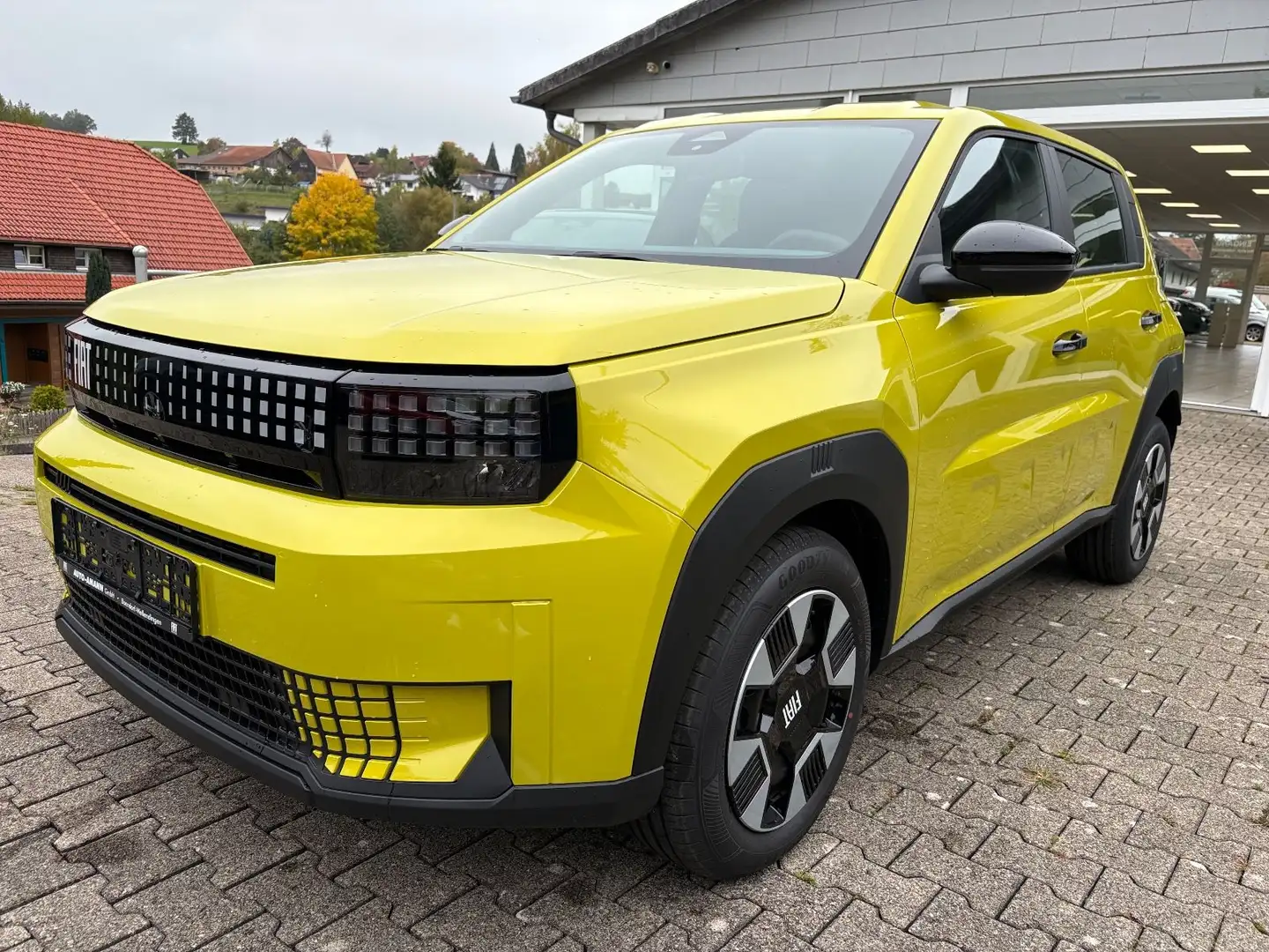 Fiat Grande Panda 1.2 Hybrid AUTOMATIK, LED, CARPLAY Geel - 1