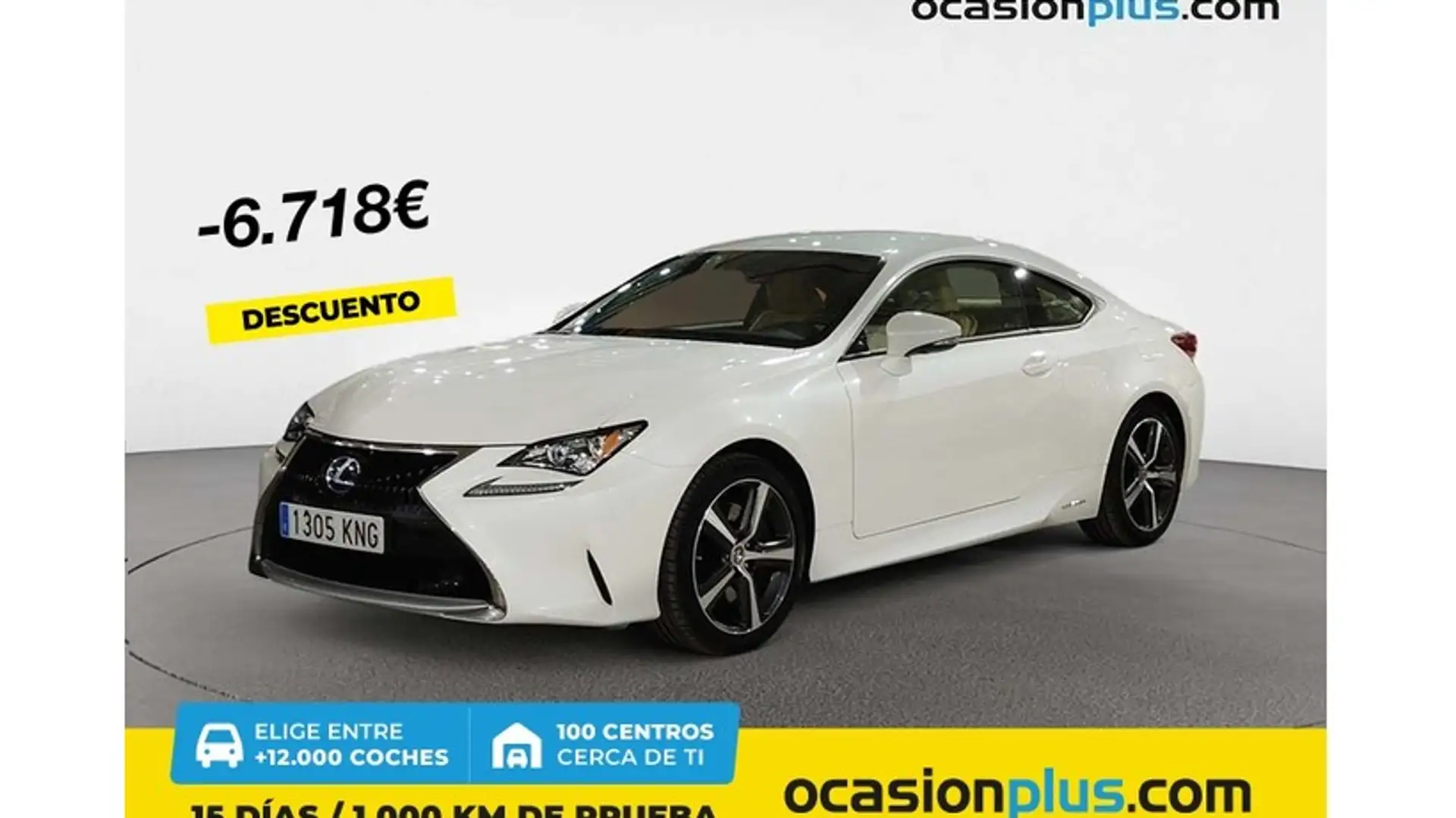 Lexus RC 300h 2.5 Business Navi NEDC Blanco - 1