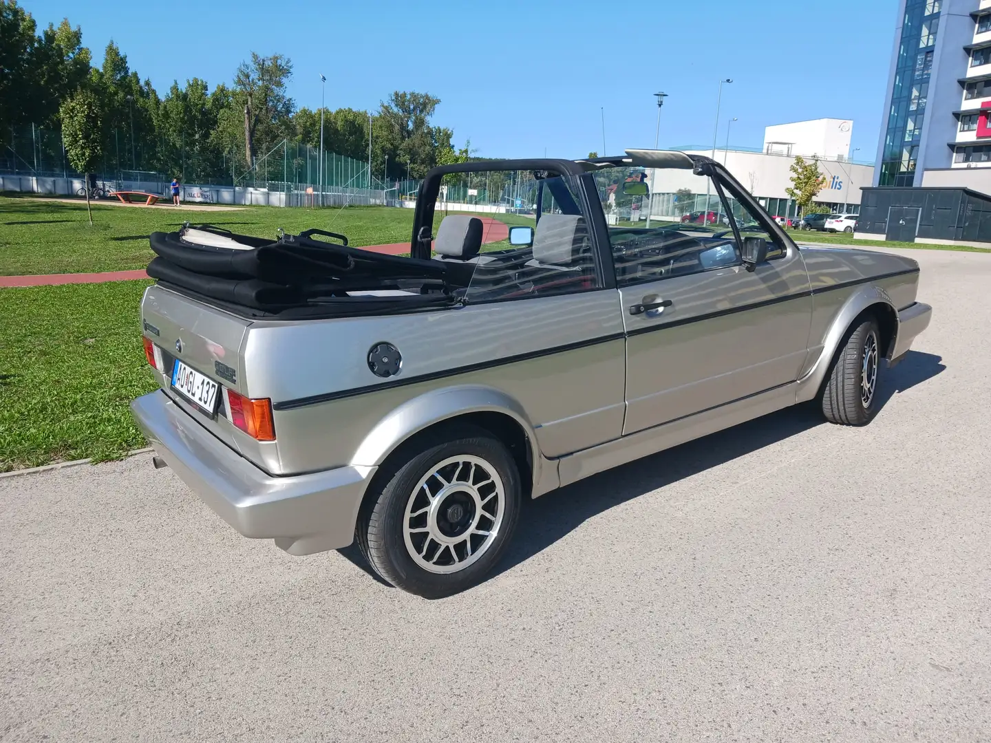 Volkswagen Golf Cabriolet SEHR SELTENE FLASH SILVER METALLIC! RESTAURIERT!!! Silber - 2