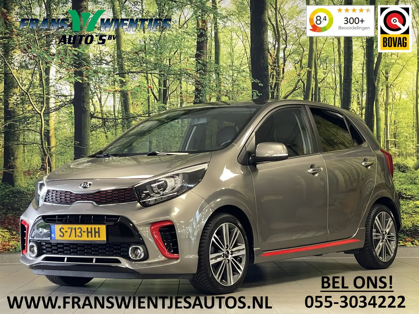 Kia Picanto 1.2 CVVT X-Line | Achteruitrijcamera | Airconditio Bruin - 1