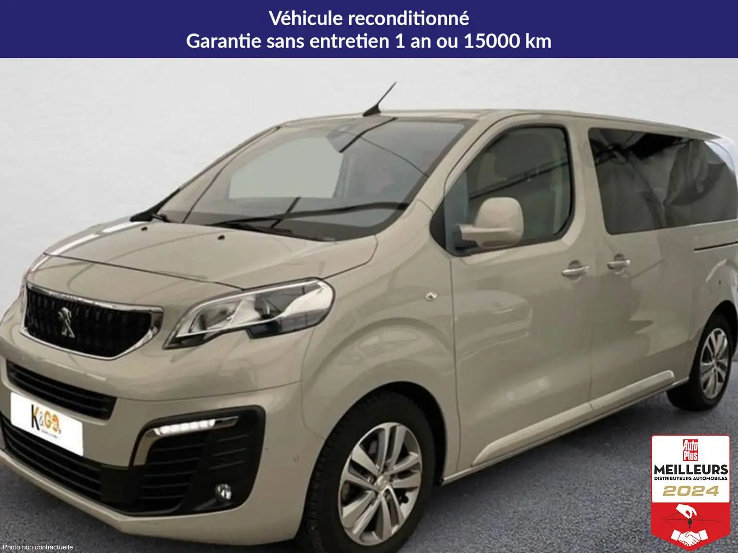 Peugeot Traveller Standard bluehdi 180ch s\u0026s eat8 business vip Blanc - 1
