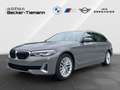 BMW 520 d xDrive Touring Luxury Line/ ParkAss+/ DrivAss/ A Grijs - thumbnail 1