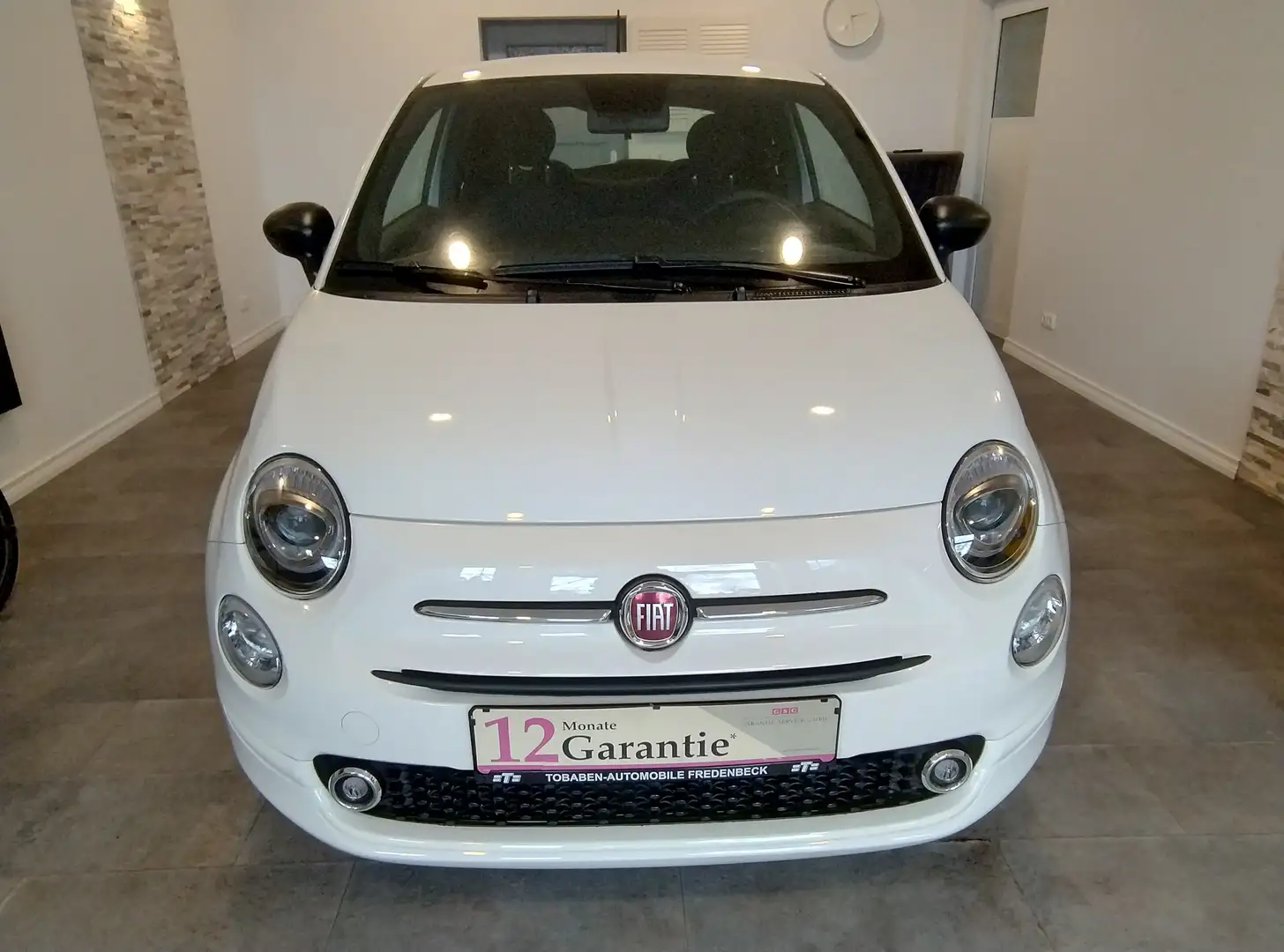 Fiat 500 500 1.0 GSE Hybrid,1.Hd, Garantie, Klimaautomatik Weiß - 2