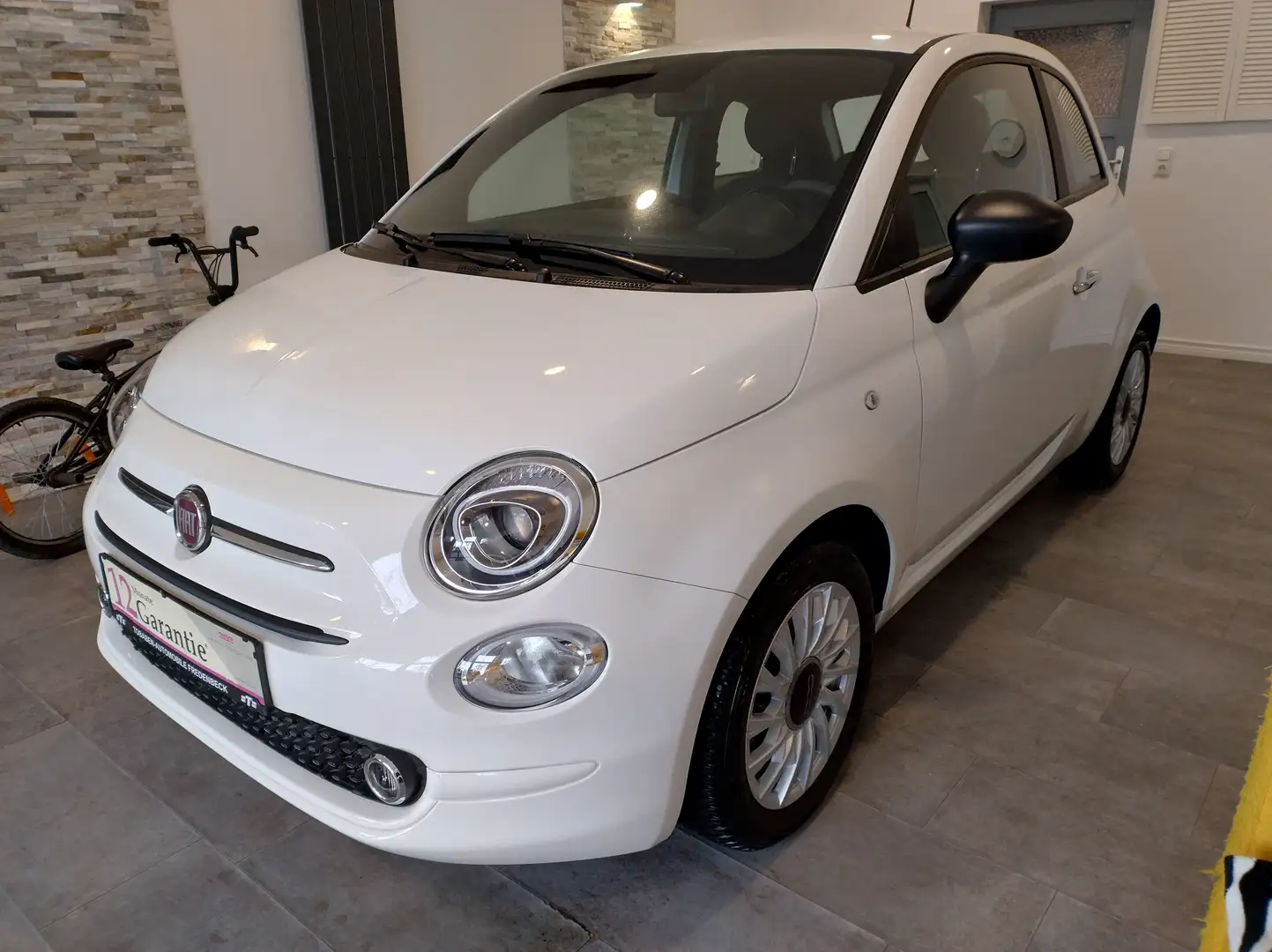 Fiat 500 500 1.0 GSE Hybrid,1.Hd, Garantie, Klimaautomatik Weiß - 1