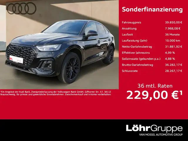 Audi Q5 Sportback 40 TFSI Q S line Navi+VC PDC LED