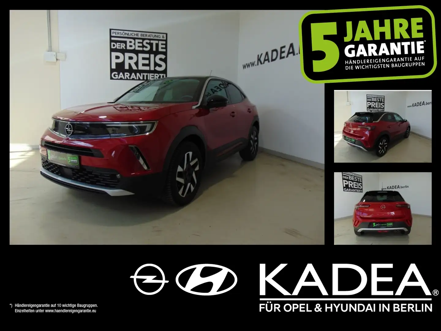 Opel Mokka 1.2 180°Kamera,Lenk+Sitzhzg,Keyless,LED, Rouge - 1