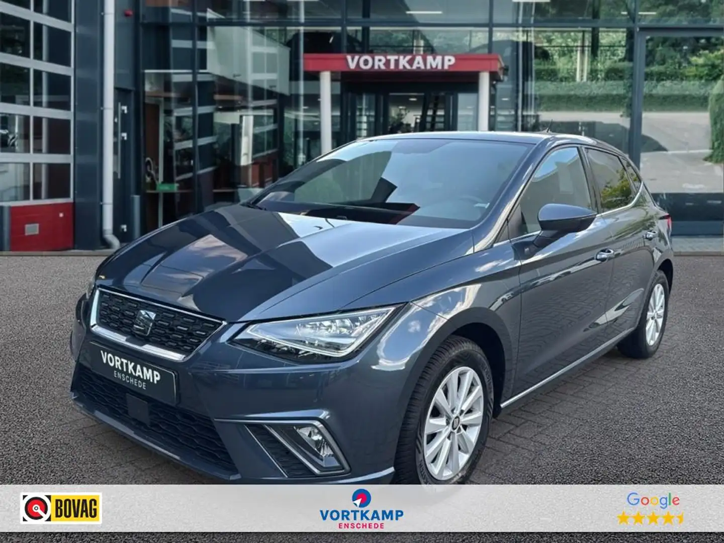 SEAT Ibiza 1.0 TSI XCELLENCE NAVI/CARPLAY/CRUISE/AIRCO Grijs - 1