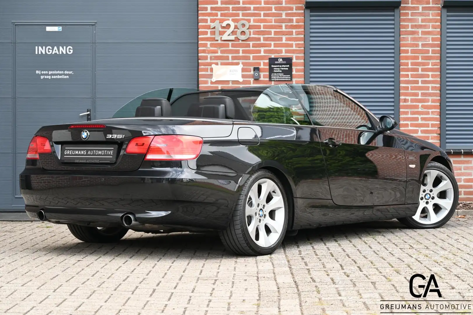 BMW 335 3-serie Cabrio 335i Zwart - 2