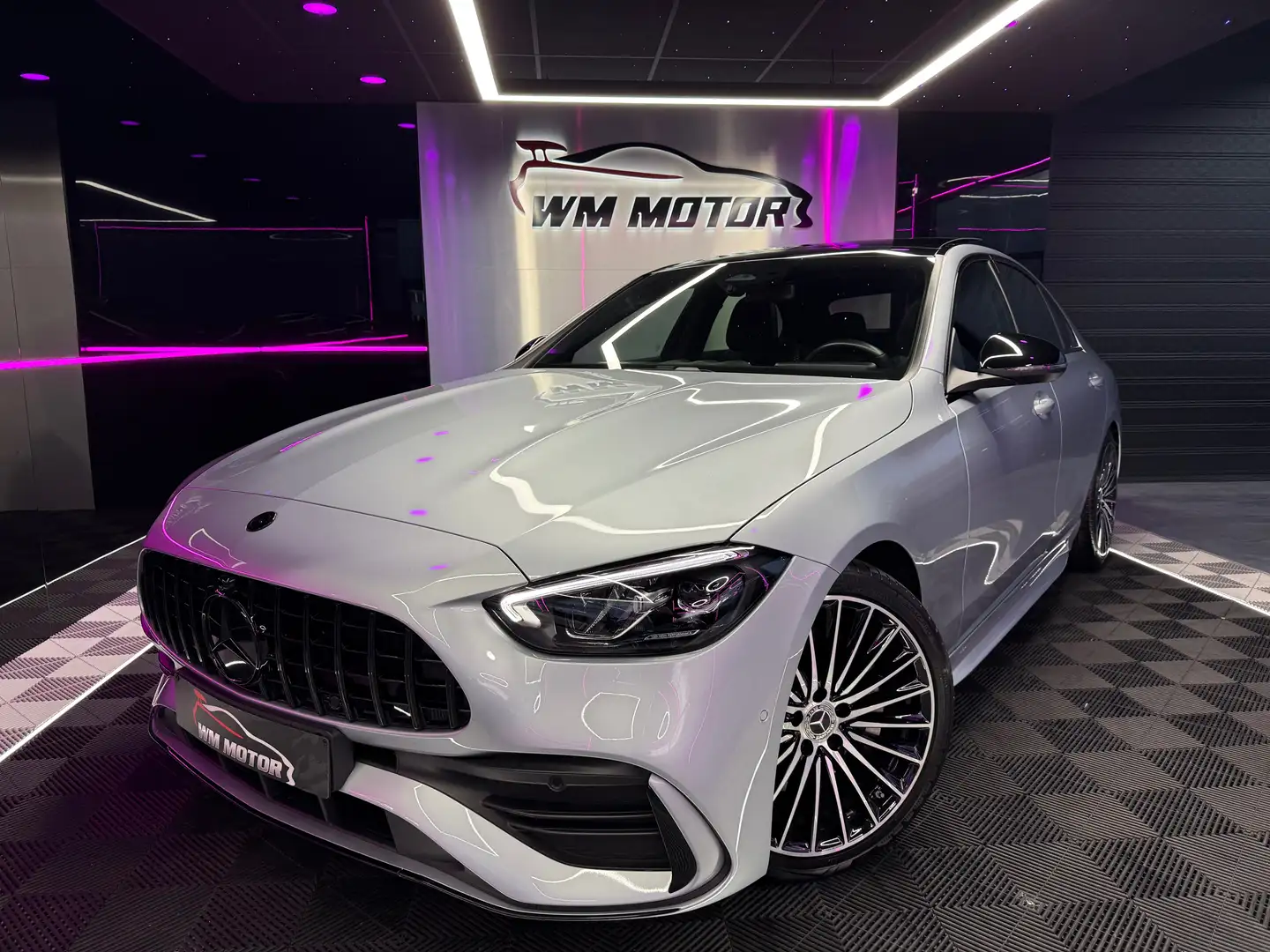 Mercedes-Benz C 180 C 180 AMG Line // Burmester // Carbon // Pano Gris - 2