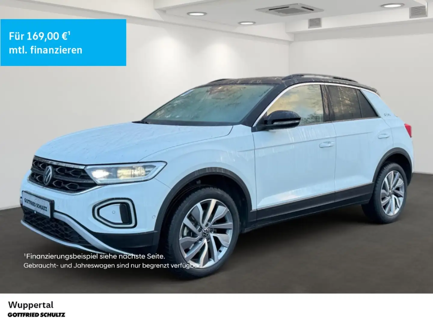 Volkswagen T-Roc 2.0 TDI Goal DSG NAVI AHK KAM ACC LED SHZ PDC LM Weiß - 1
