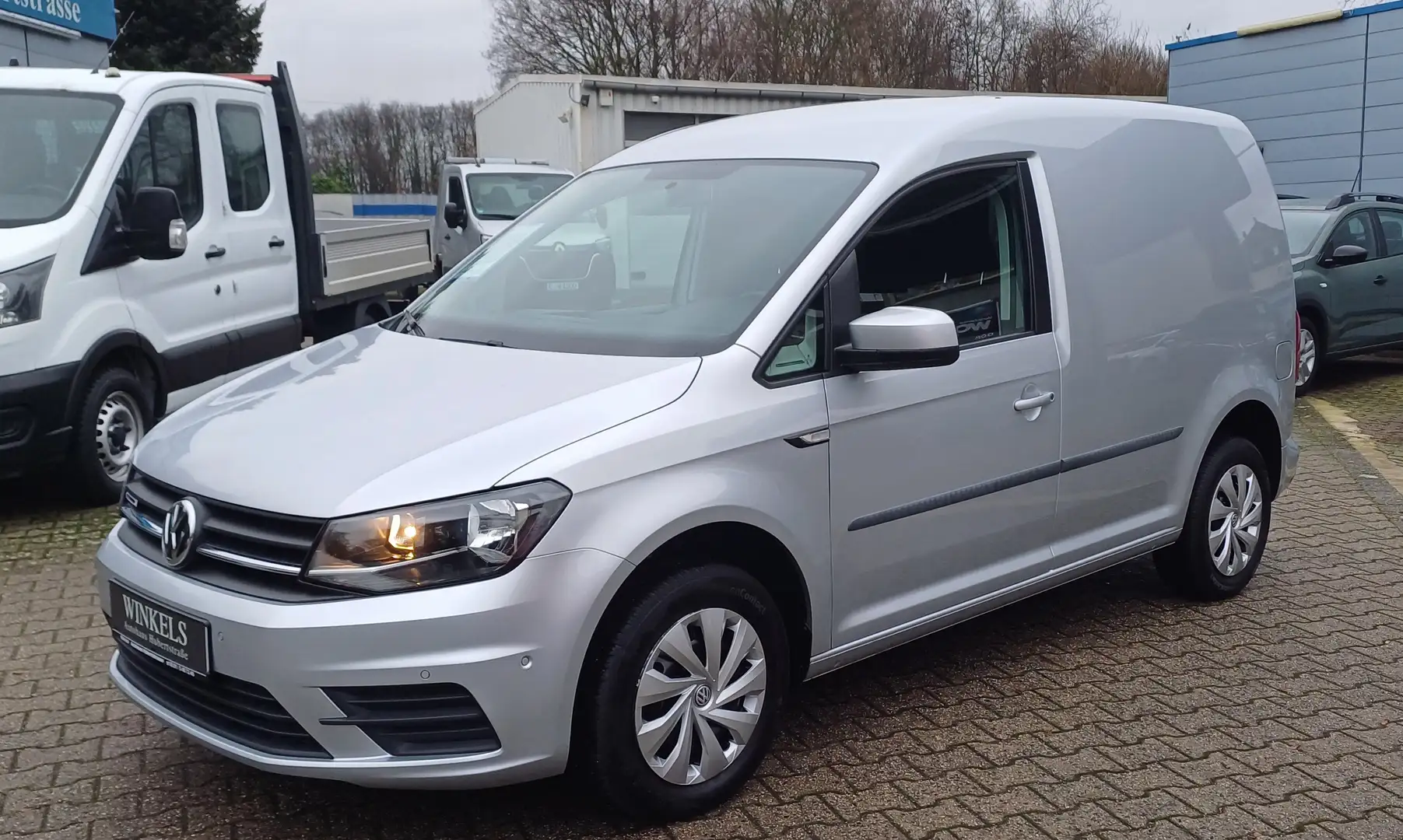 Volkswagen Caddy TGI Benzin/Gas-Kasten-Klima-Navi-SH-Flügeltü Zilver - 1