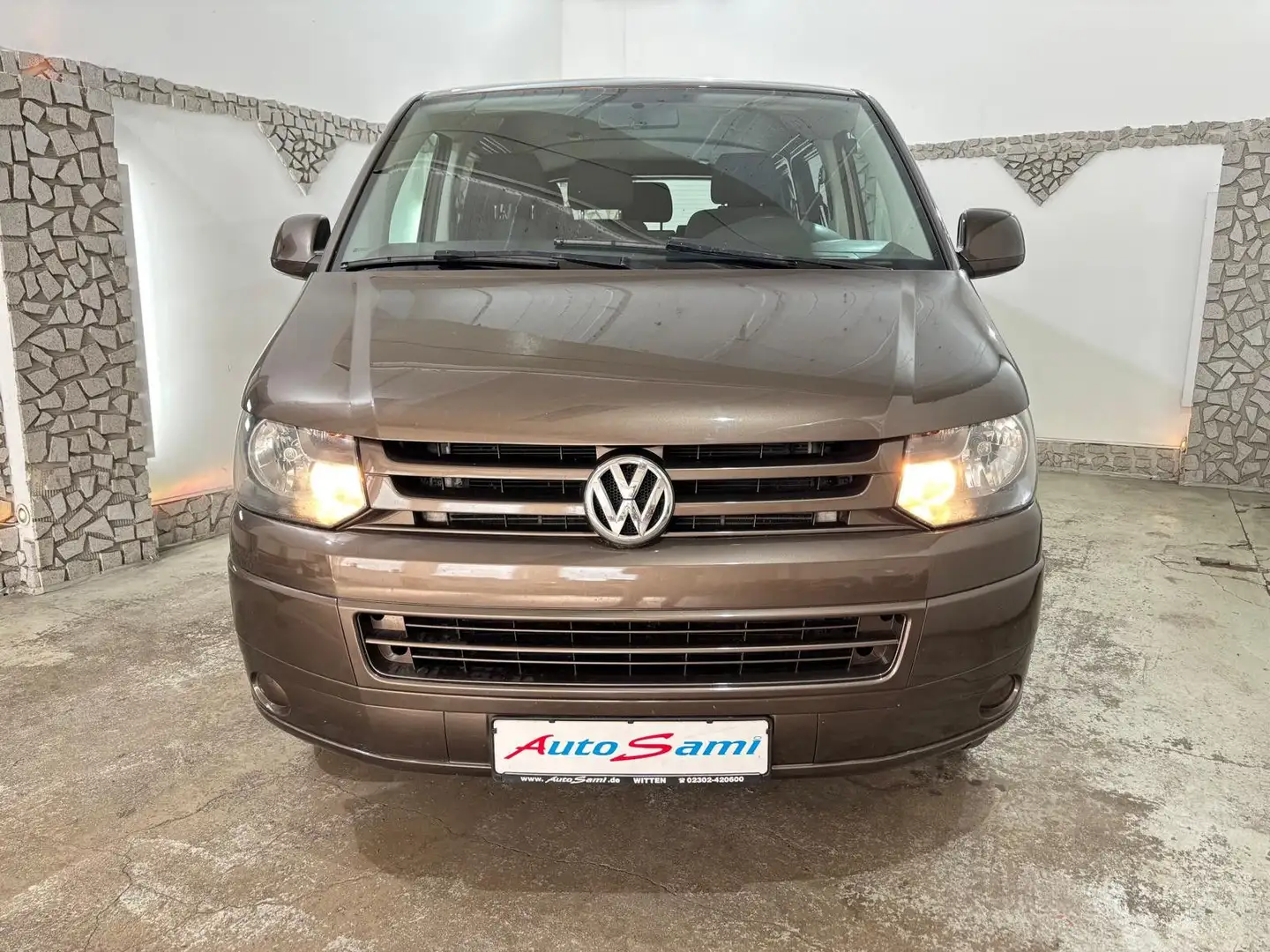 Volkswagen T5 Transporter T5 Trans Kombi 9 SITZER APPEL CARPLAY KLIMA AHK Braun - 2