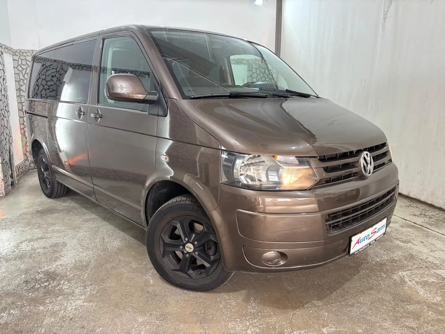 Volkswagen T5 Transporter T5 Trans Kombi 9 SITZER APPEL CARPLAY KLIMA AHK Braun - 1