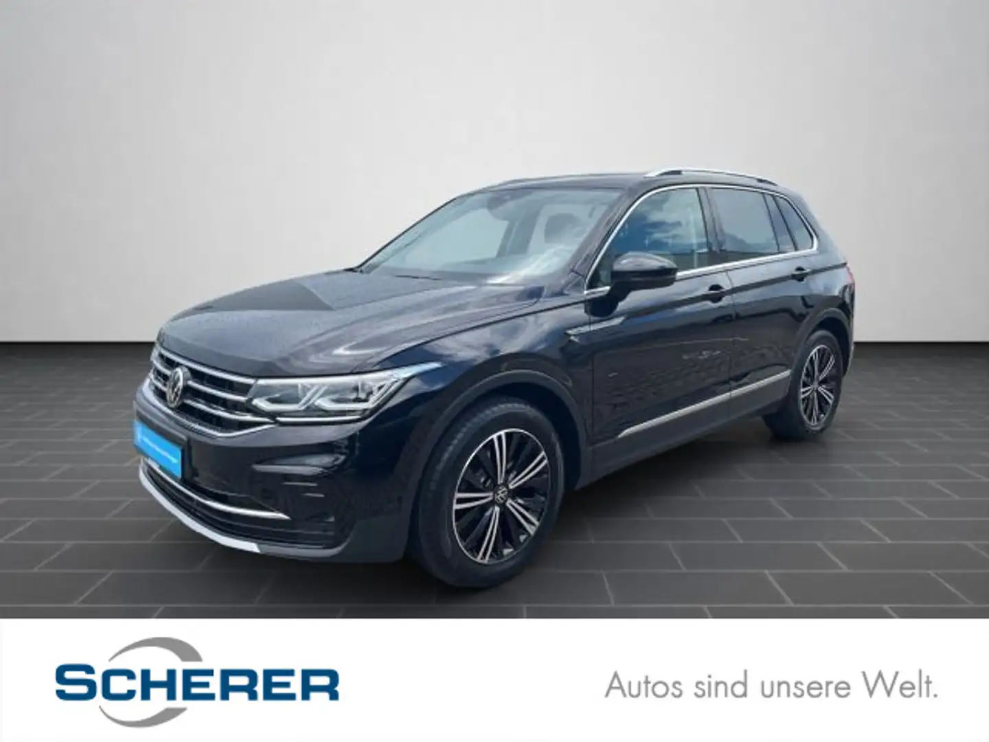 Volkswagen Tiguan 2,0 TDI DSG Elegance RFK/AHK/NAVI/LED/Sit Schwarz - 1