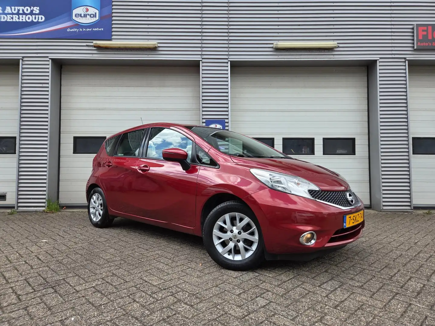 Nissan Note 1.2 Connect Edition |Keyless|Navi|Cruise| Rood - 1