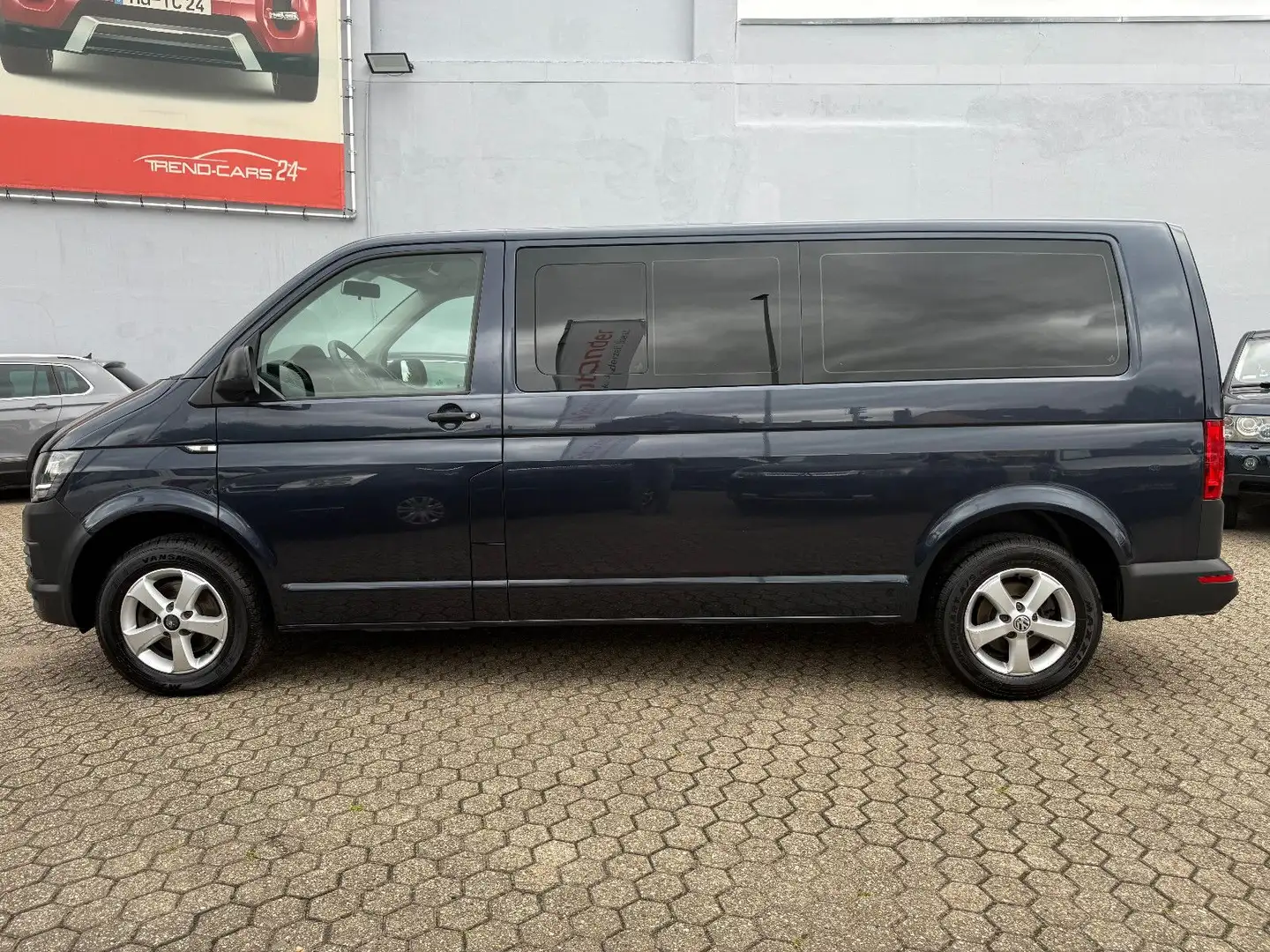 Volkswagen T6 Transporter KasteKombi lang*Automatik*9Sitzer Bleu - 2