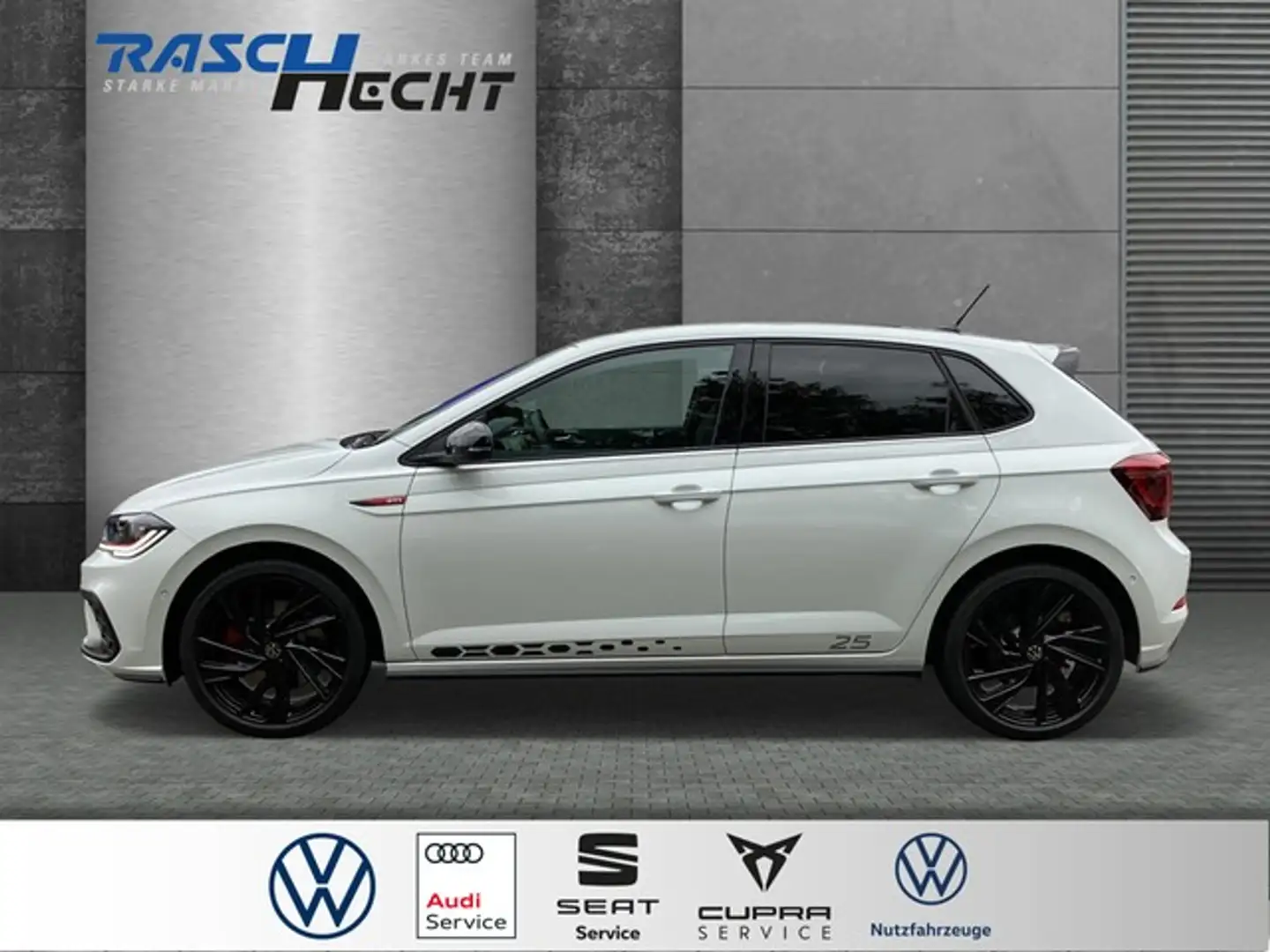 Volkswagen Polo GTI Edition 25 2.0 TSI DSG*LED*NAVI*SHZ* Weiß - 2