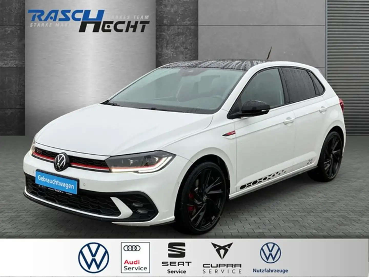 Volkswagen Polo GTI Edition 25 2.0 TSI DSG*LED*NAVI*SHZ* Weiß - 1