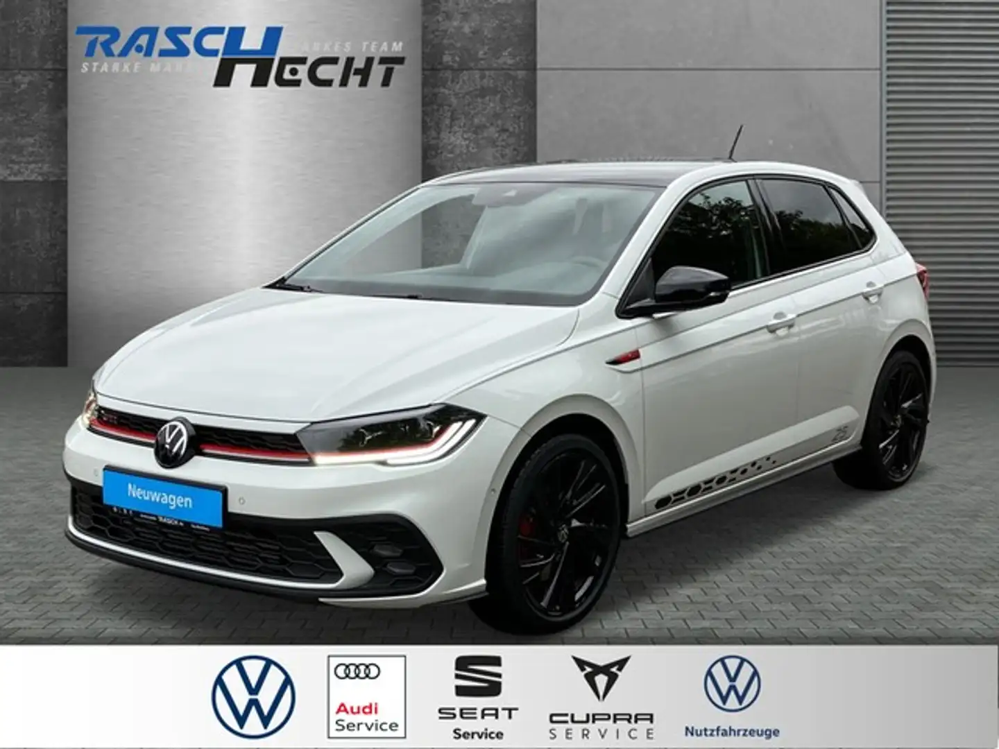 Volkswagen Polo GTI Edition 25 2.0 TSI DSG*LED*NAVI*SHZ* Weiß - 1
