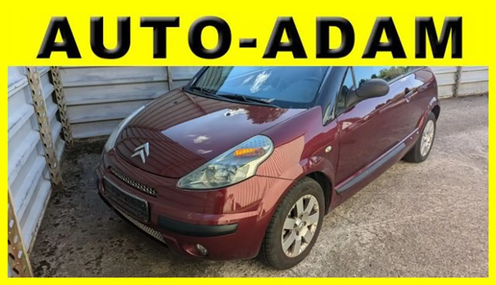 Citroen C3 Pluriel HDi 70 Exclusive*Klima*Leder* Rojo - 1