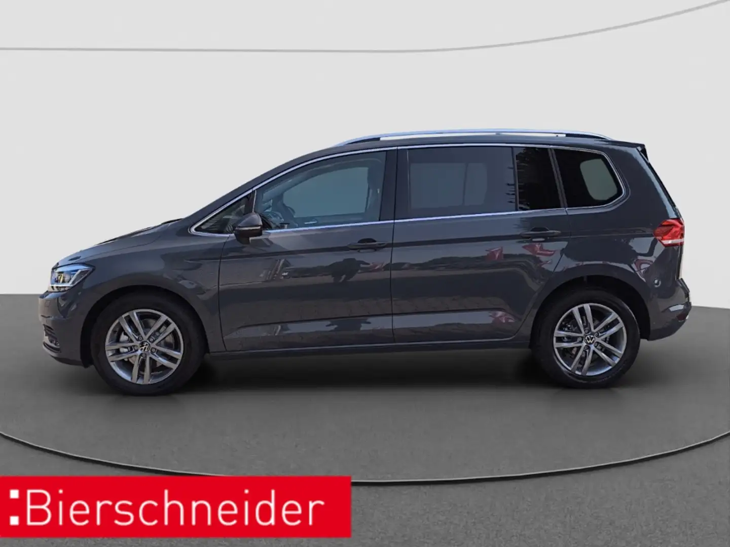Volkswagen Touran 1.5 TSI DSG Comfortline AHK LED NAVI Gris - 2
