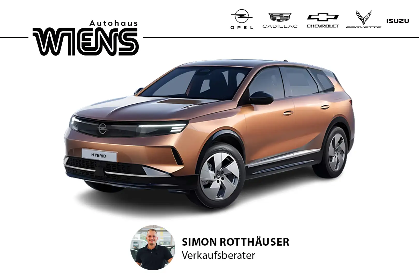 Opel Grandland Hybrid 107 kW Edition eDCT Bronze - 1